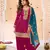 Pink Embroidered Viscose Punjabi Salwar Suit