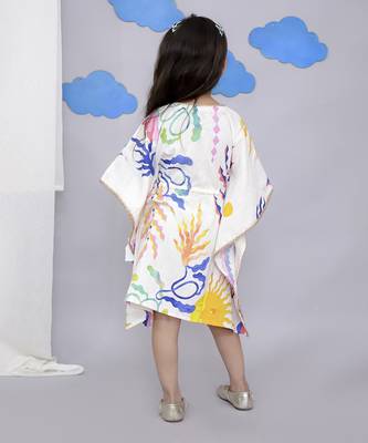 White sun print kaftan 4