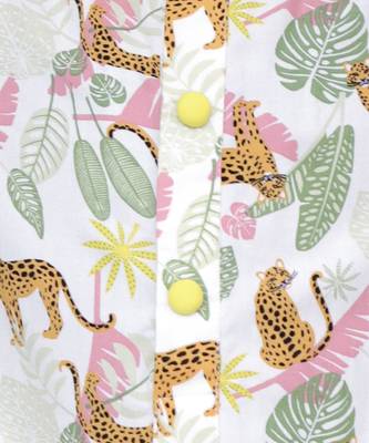 White tiger print kurta set 3
