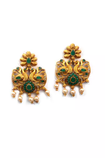 Gold plated geen kemp double line jewellery set