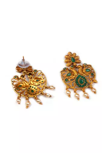 Gold plated geen kemp double line jewellery set
