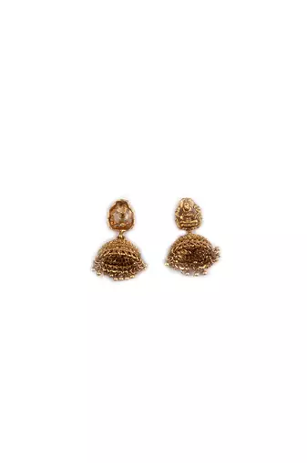 Gold plated temple choker set
