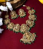 Traditional lord vishnu dashavtar necklace set
