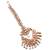 Rose gold plated ad big size mangtika for special occasions