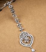 Elegant silver mangtika for special occasions