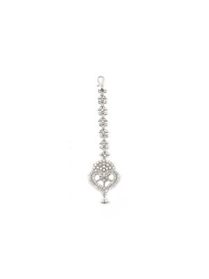 Elegant silver mangtika for special occasions 3