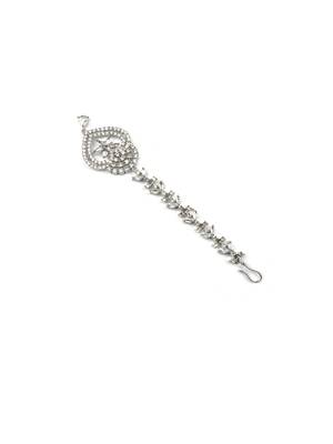 Elegant silver mangtika for special occasions 4
