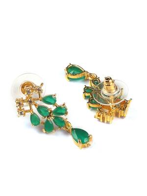 Trivami green ad stone necklace set 5
