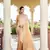 Beige Woven Gold Zari Banarasi Soft Georgette Saree