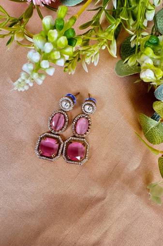 Dangle earrings sabyasachi inspired stone