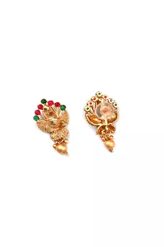 Luxurious gold plated rajwadi mangalsutra and ring combo set