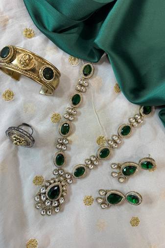 Kundan sabyasachi inspired victorian jewelry
