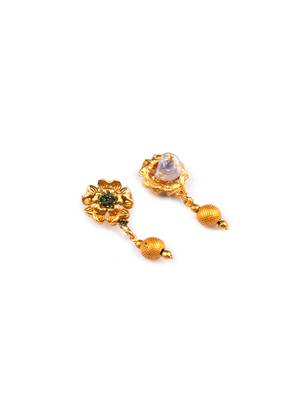 Gold plated green brass multilayer mala set 5