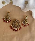 pendent set south indian temple jewelry set