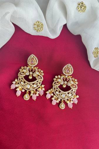 Statement diamond earrings