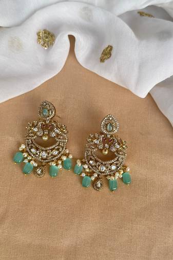 Statement diamond earrings