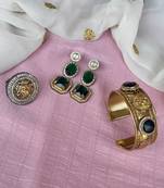  bracelet ring and earring combo jewelry