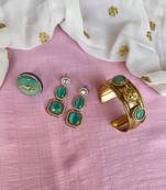  bracelet ring and earring combo jewelry