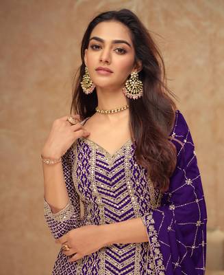 trending blue straight suit for women ethnic wear 2