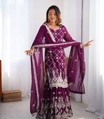 Designer wedding wear salwar suit for women