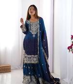 Designer wedding wear pent suit for women