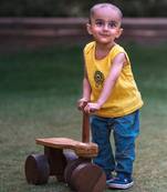 Organic zoo jhabla with check pants