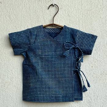 Organic check angarakha & raidana pants 2