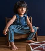 Organic zoo jhabla with check pants