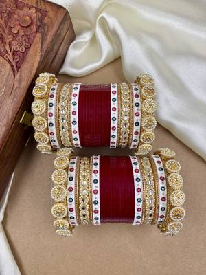 Red punjabi chura 1