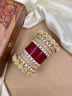 Red punjabi chura 2
