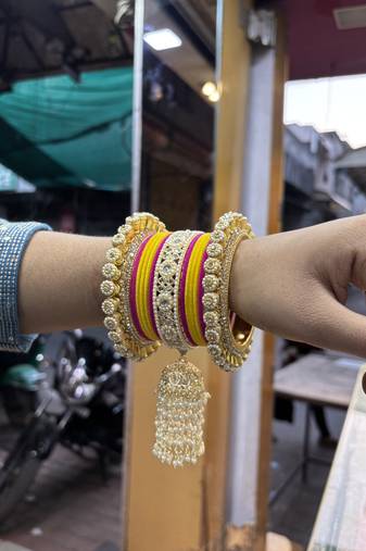 Multicolor designer bangles for women