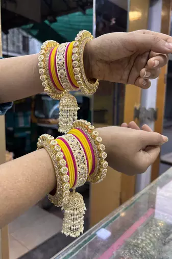 Multicolor designer bangles for women