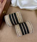 Kai lux velvet bangle set for women