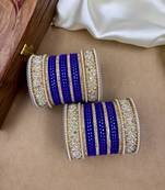 Jamli  lux velvet bangle set for women