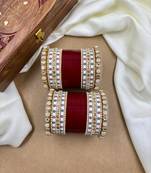 Traditional red punjabi chuda