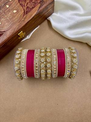 Traditional rani punjabi chuda 1
