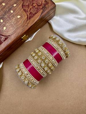 Traditional rani punjabi chuda 3