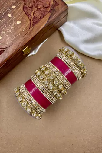 Traditional rani punjabi chuda
