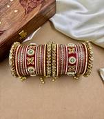 Rajwadi red elegant set