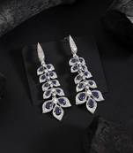 Oceanic blue color fashion earrings