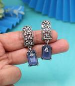 Ice blue color fashion earrings