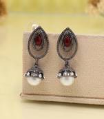 Citrus orange color fashion earrings