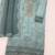 Light sky embroidered organza semi stitched salwar suit