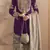 Lovender embroidered faux georgette with sequence work semi stitched sharara suit