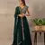 Green Embroidered Work Faux Georgette Fabric Flared Lehenga Choli With Dupatta.