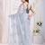 Grey Sequins Embroidered Saree:-Jimmy Choo Saree
