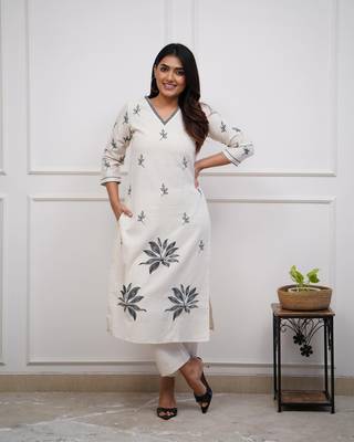 Beautiful white ceremonial dress with embroidered on viscosee  4