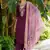 Purple viscosee rayon readymade suit with plesent embroidery work