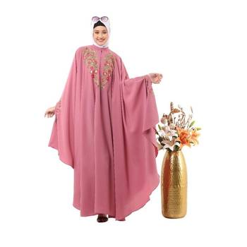Pink irani kaftan with embroidery work 1