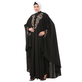 Black irani kaftan with embroidery work 2